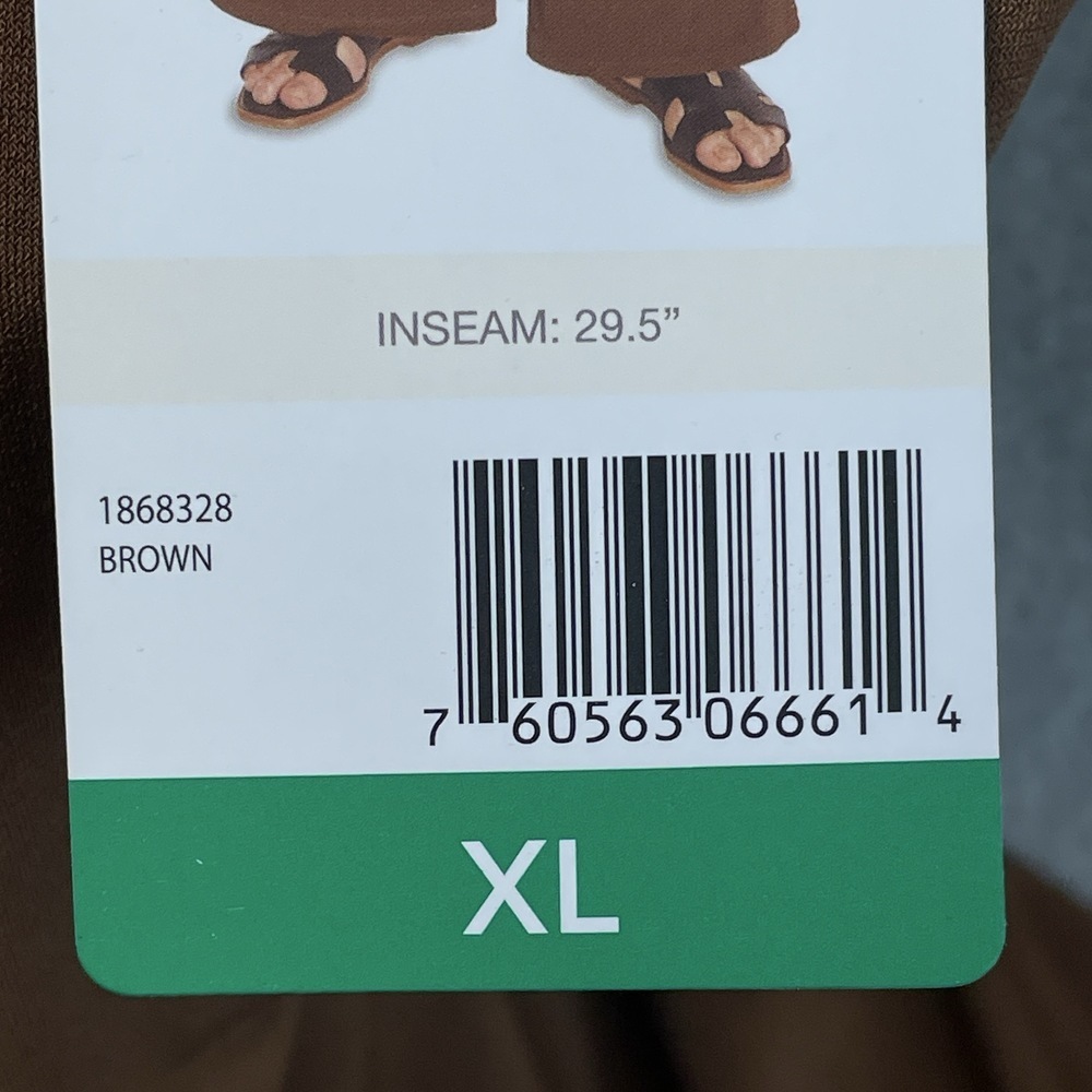 Three Dots Women's XL Wide Leg Pants Brown e0751 - Picture 7 of 7